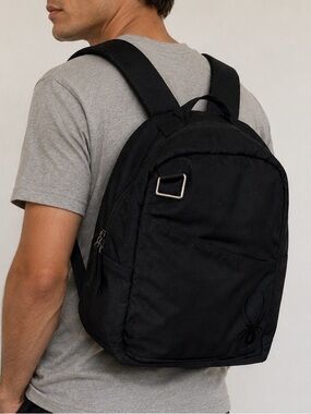 SPYDER Black Backpack Good Pre Owned Condition